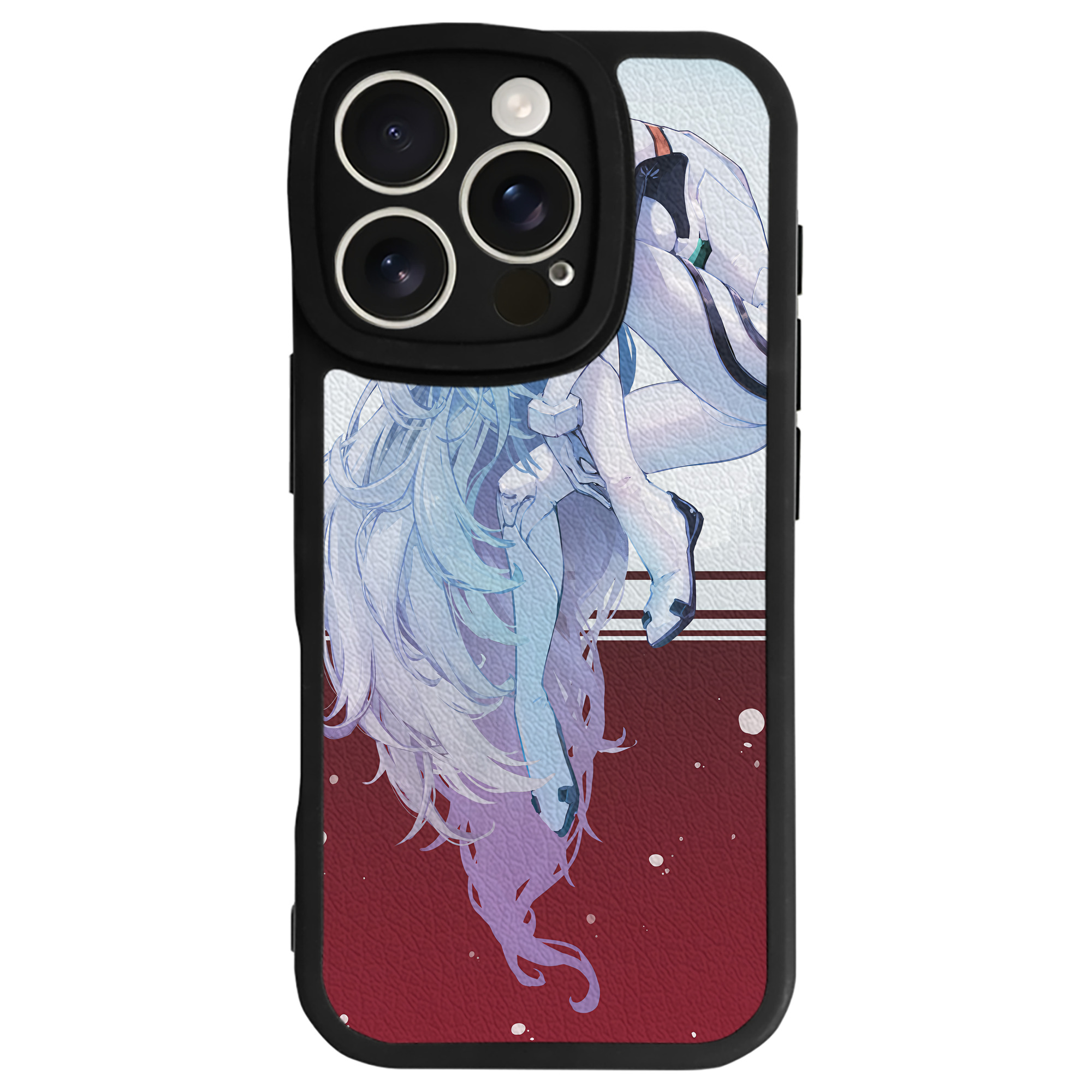 （画像用） EVA 新世紀エヴァンゲリオン 【iPhone 16シリーズ対応】シリコンスマホケース（レザー調） 材質：シリコン
